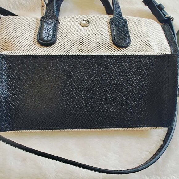 New LongChamp Essential XS Handbag Ecru Canvas Authentic - Picture 12 of 13